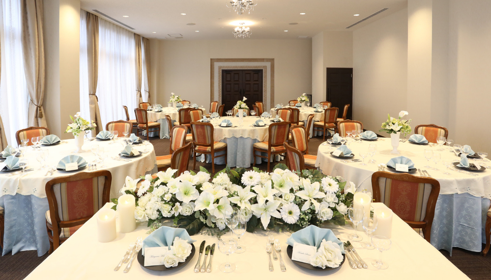 会食会会場・披露宴会場