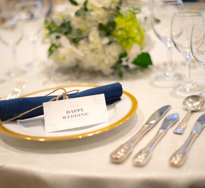 披露宴テーブル